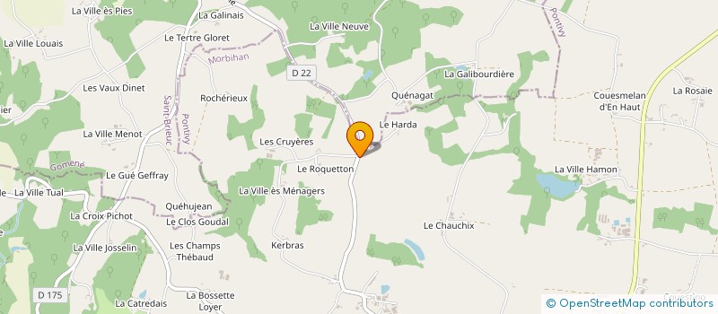 localisation de l'entreprise SAS DEMESTERRESBIO à MENEAC