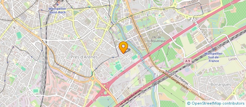 localisation de l'entreprise SAS DEMOCHRISMATIS à MONTPELLIER
