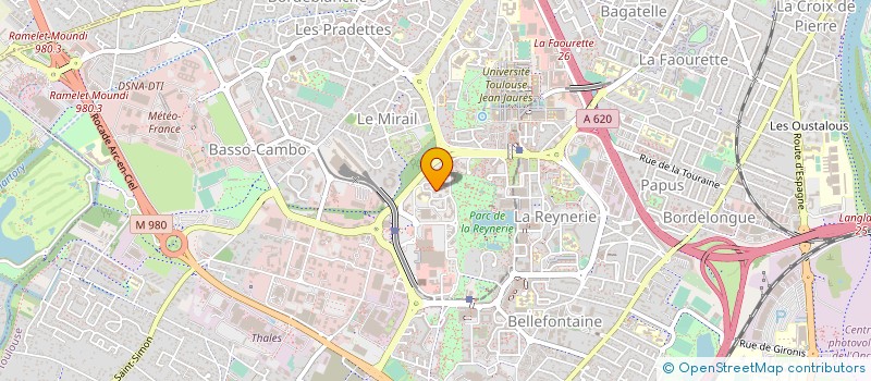 localisation de l'entreprise SAS DENAES à TOULOUSE