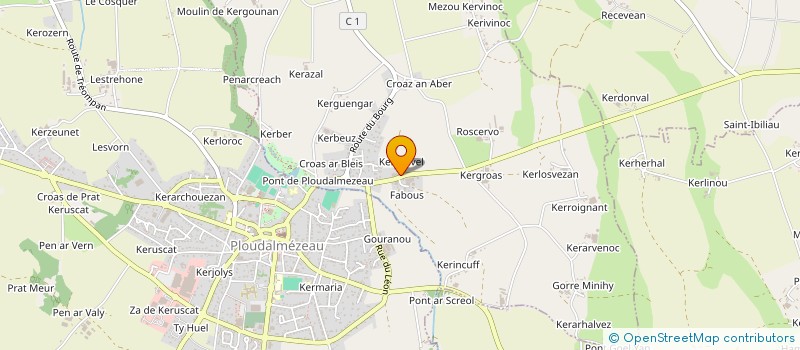 localisation de l'entreprise SAS DENIEL à LAMPAUL-PLOUDALMEZEAU