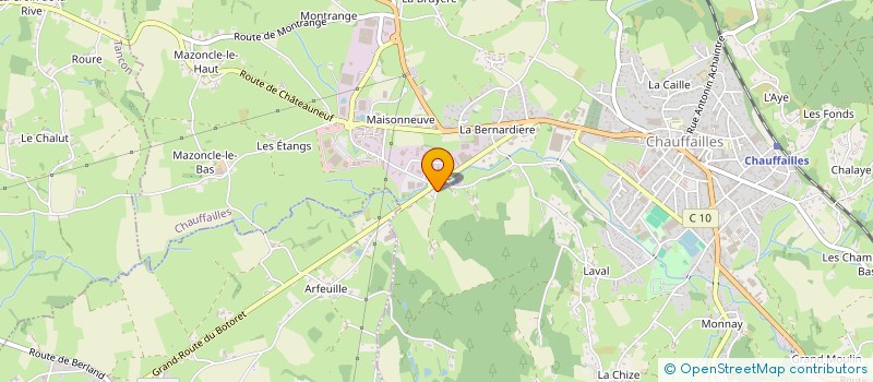 localisation de l'entreprise SAS DENIS DEVERCHERE à CHAUFFAILLES