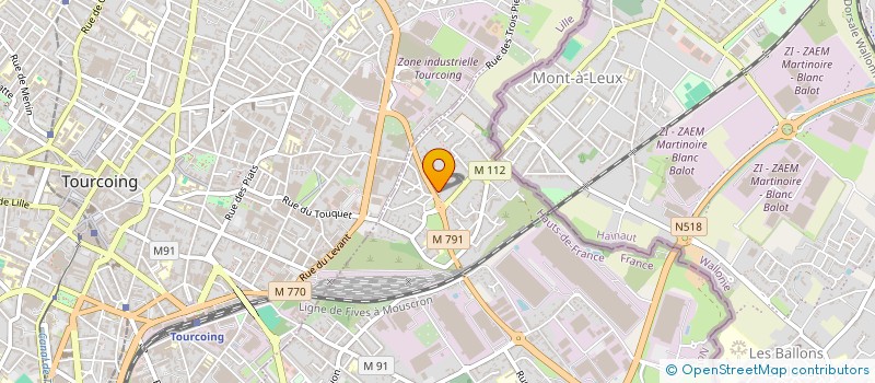 localisation de l'entreprise SAS DENLIZ à WATTRELOS