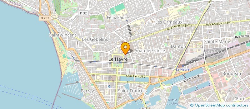 localisation de l'entreprise SAS DENTU GEOFFREY à LE HAVRE