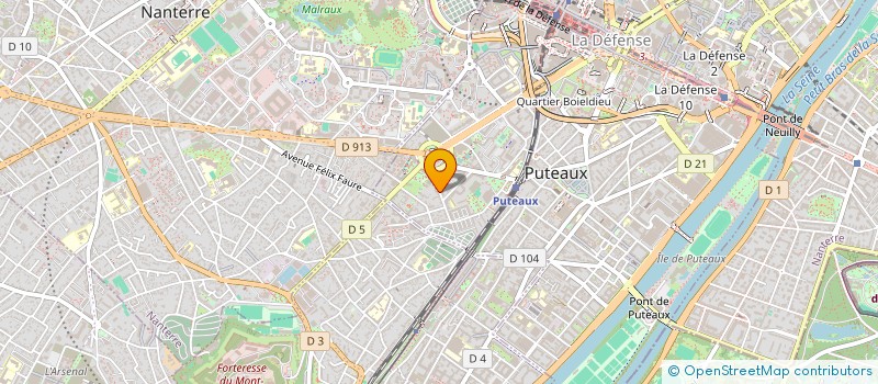 localisation de l'entreprise SAS DEPF FERMETURES à PUTEAUX