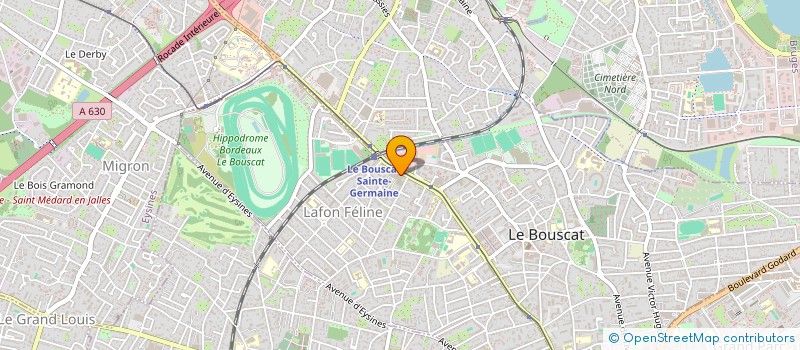 localisation de l'entreprise SAS DERMA SCAN à LE BOUSCAT