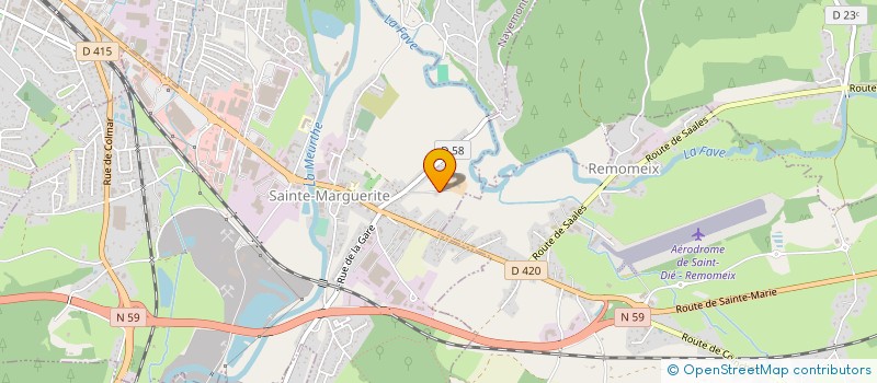 localisation de l'entreprise SAS DES 2 RIVIERES  SAINTE-MARGUERITE