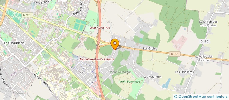 localisation de l'entreprise SAS DES 3 ANES à MIGNALOUX-BEAUVOIR