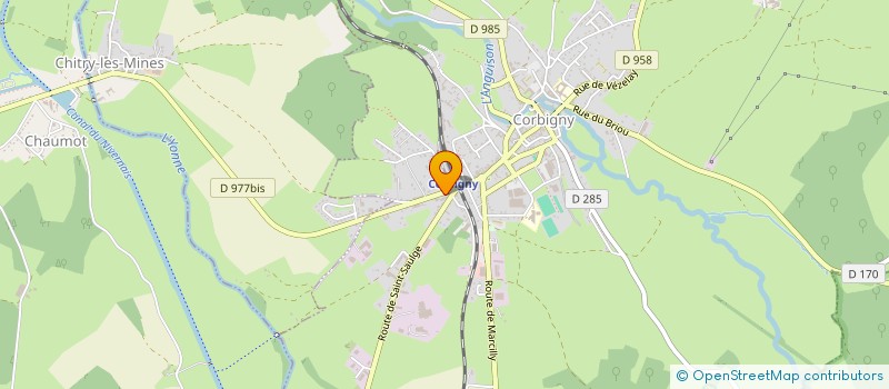 localisation de l'entreprise SAS DES 3 CORBEILLES à CORBIGNY