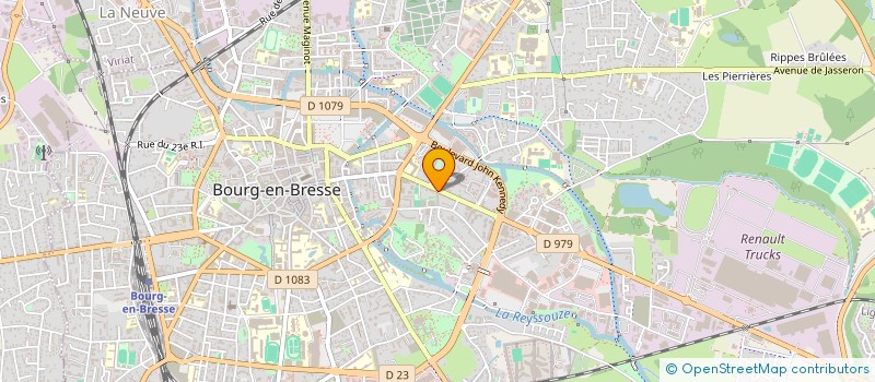 localisation de l'entreprise SAS DES 3 VALLEES à BOURG-EN-BRESSE