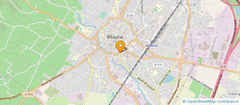 localisation de l'entreprise SAS DES ARCHES à BEAUNE