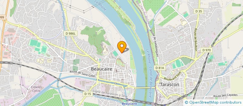 localisation de l'entreprise SAS DES ARENES à BEAUCAIRE