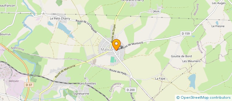 localisation de l'entreprise SAS DES ARVARONS  LOUROUX-DE-BEAUNE