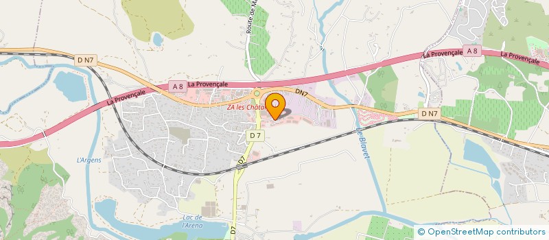 localisation de l'entreprise SAS DES AUBREDES à ROQUEBRUNE-SUR-ARGENS