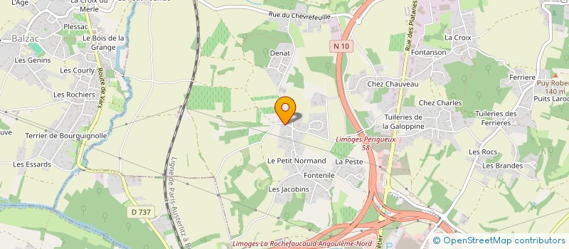 localisation de l'entreprise SAS DES CAMPANULES  CHAMPNIERS