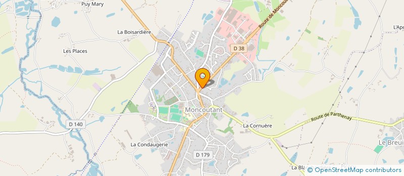 localisation de l'entreprise SAS DES COUTURIERS  MONCOUTANT-SUR-SEVRE