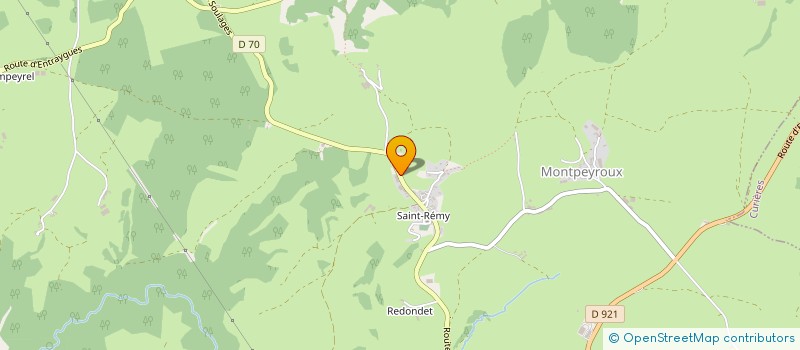 localisation de l'entreprise SAS DES DEUX SOLEILS  MONTPEYROUX