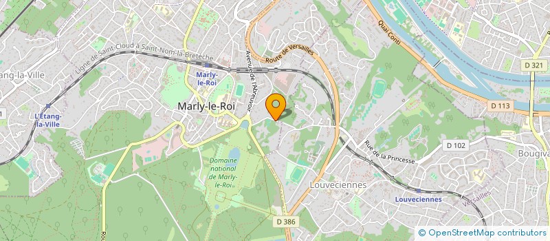 localisation de l'entreprise SAS DES EVOISSONS  MARLY-LE-ROI