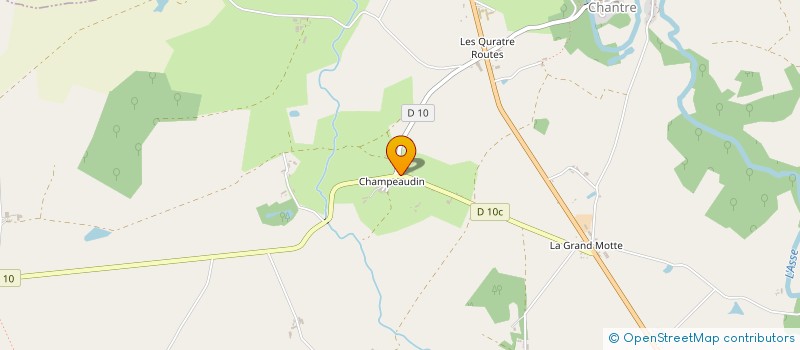 localisation de l'entreprise SAS DES FLEURS D'OCTOBRE  BRIGUEIL-LE-CHANTRE