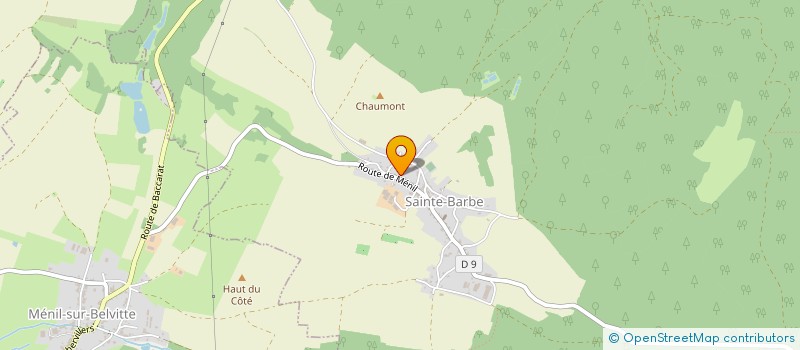 localisation de l'entreprise SAS DES FONTENELLES  SAINTE-BARBE