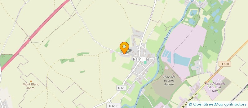 localisation de l'entreprise SAS DES FUSILLES à RAMILLIES