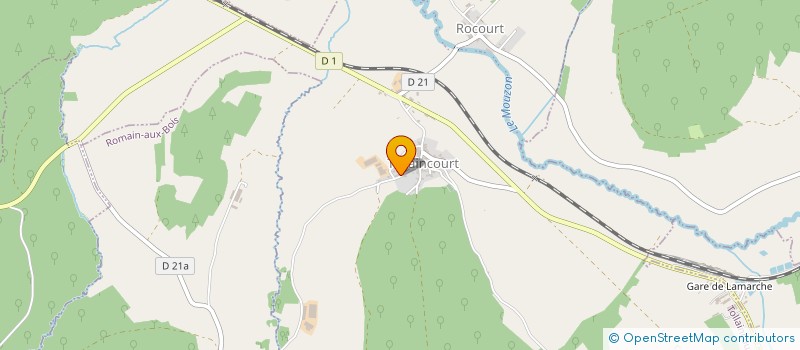 localisation de l'entreprise SAS DES GAULOIS  TOLLAINCOURT