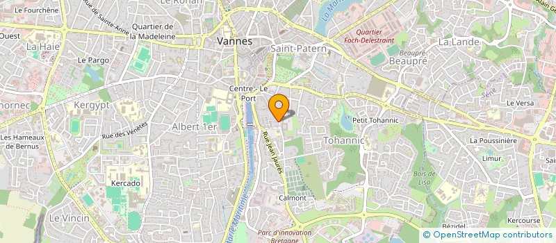 localisation de l'entreprise SAS DES GLENAN à VANNES