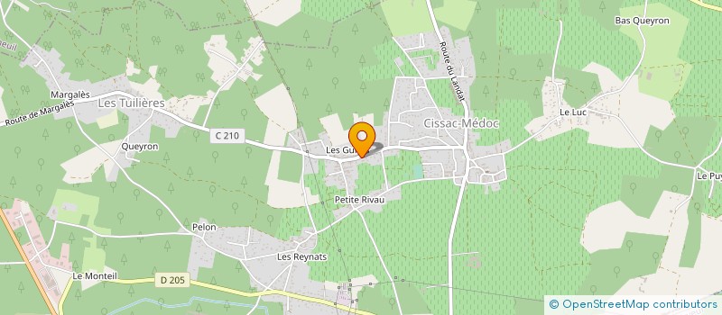 localisation de l'entreprise SAS DES GUNES à CISSAC-MEDOC
