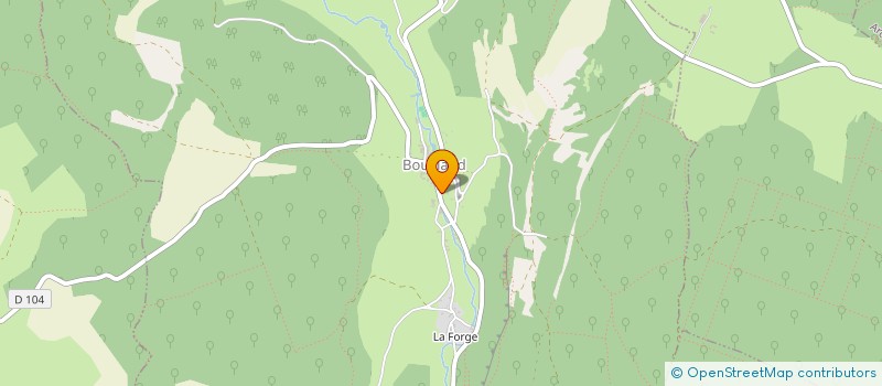 localisation de l'entreprise SAS DES HAUTOTS  BOUILLAND