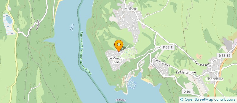 localisation de l'entreprise SAS DES HIRONDELLES  MAISOD