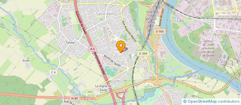 localisation de l'entreprise SAS DES HOTELS DE CHALON à CHALON-SUR-SAONE