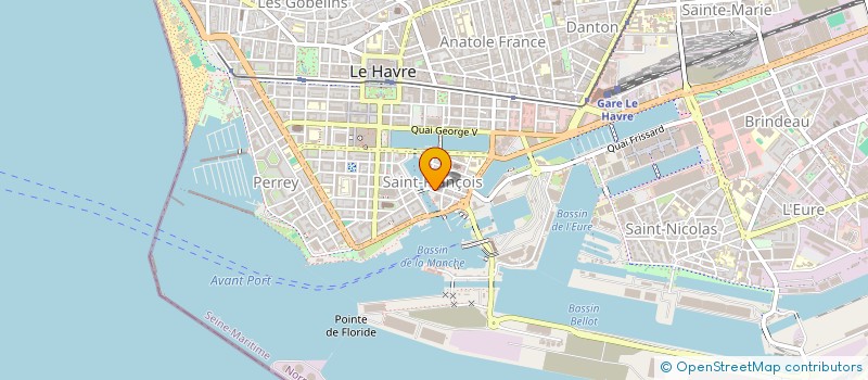 localisation de l'entreprise SAS DES ILES à LE HAVRE