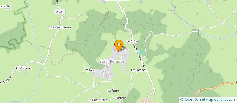localisation de l'entreprise SAS DES JONQUILLES à SAINT-PEREUSE