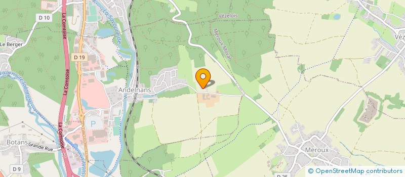 localisation de l'entreprise SAS DES LONGCHAMPS à ANDELNANS