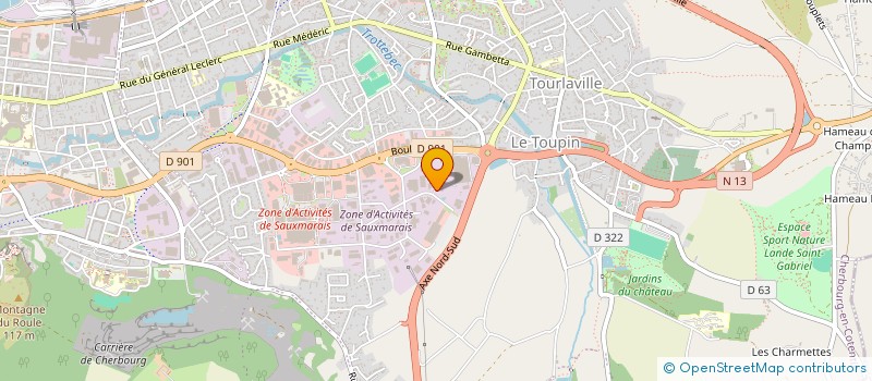 localisation de l'entreprise SAS DES NOISETIERS  MONTEBOURG