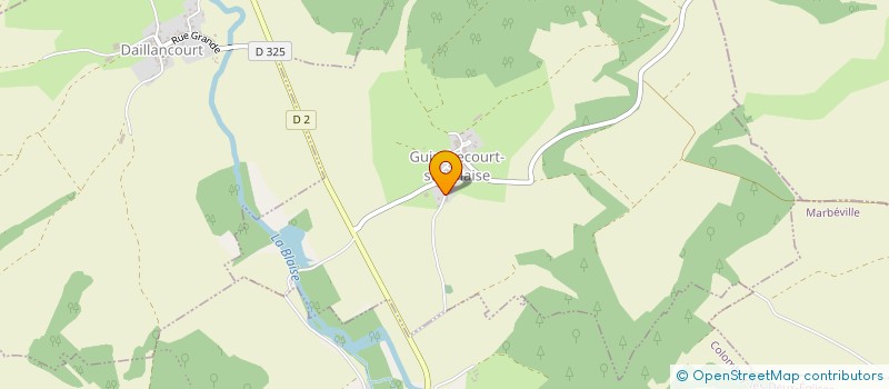 localisation de l'entreprise SAS DES OUCHES à GUINDRECOURT-SUR-BLAISE