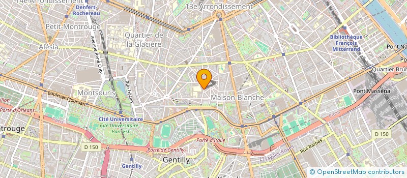 localisation de l'entreprise SAS DES PEUPLIERS à PARIS