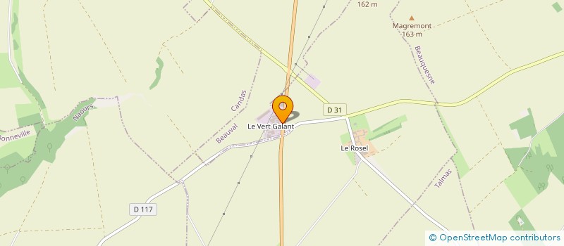 localisation de l'entreprise SAS DES PIERRES  BEAUVAL