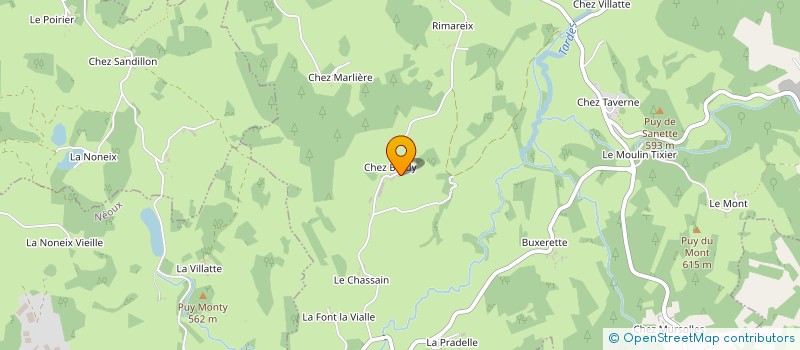 localisation de l'entreprise SAS DES PIERRES AUX MERLES  SAINT-SILVAIN-BELLEGARDE