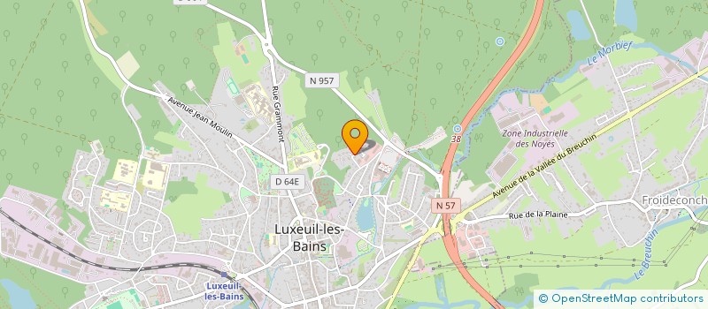 localisation de l'entreprise SAS DES PRES DU VENET  LUXEUIL-LES-BAINS