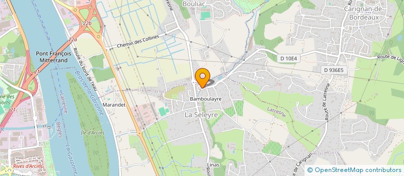 localisation de l'entreprise SAS DES REVES ET DES MERCIS  LATRESNE