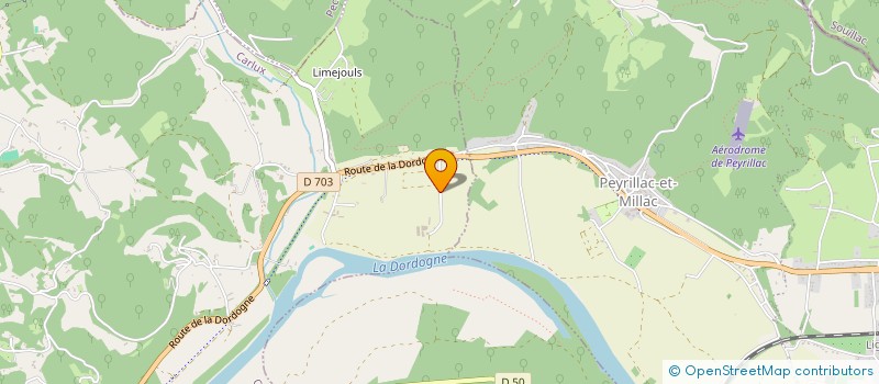 localisation de l'entreprise SAS DES TEILLES  CARLUX