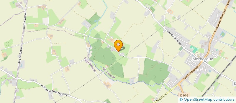 localisation de l'entreprise SAS DES TROIS BOIS à MORBECQUE