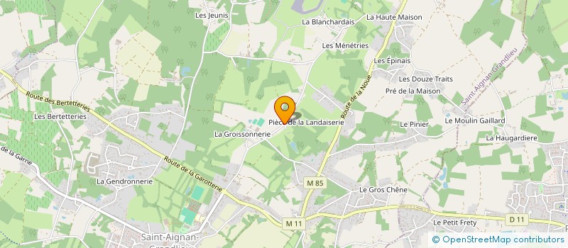 localisation de l'entreprise SAS DES VERGERS D'HERBAUGES à SAINT-AIGNAN-GRANDLIEU