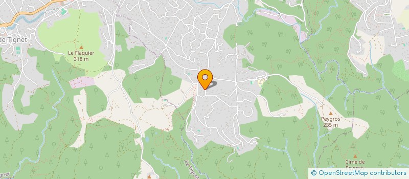 localisation de l'entreprise SAS DES VETERINAIRES LA CARDELLE BIS à LE TIGNET