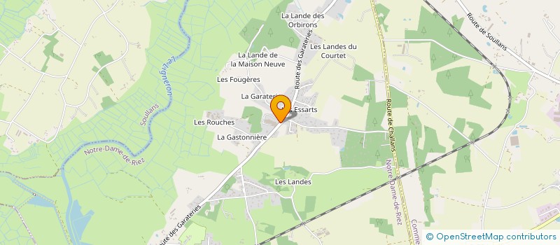 localisation de l'entreprise SAS DES VOLAILLES LEON DUPONT à NOTRE-DAME-DE-RIEZ