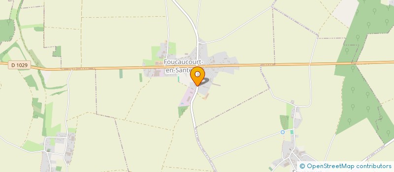 localisation de l'entreprise SAS DES VOLIERES à FOUCAUCOURT-EN-SANTERRE