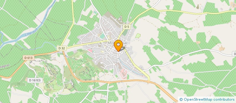 localisation de l'entreprise SAS DESAIS  MONTAGNAC