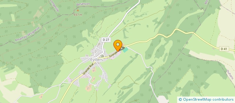 localisation de l'entreprise SAS DESCOURVIERES  EVILLERS