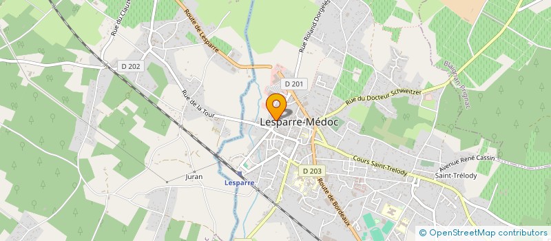localisation de l'entreprise SAS DESEAUX  LESPARRE-MEDOC