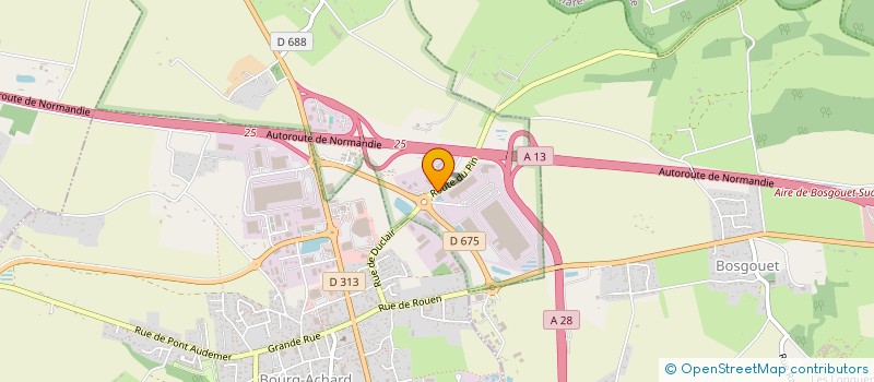 localisation de l'entreprise SAS DESHAYES  HONGUEMARE-GUENOUVILLE